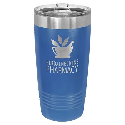 Polar Camel 20 oz. Royal Blue Insulated Ringneck Tumbler with Slider Lid