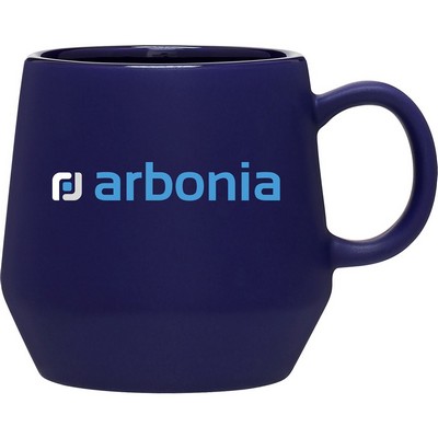 16 oz Verona Ceramic Mug (Matte Cobalt Blue)