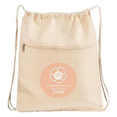 Ferncliff Front-Zip Drawstring Backpack