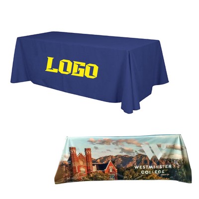 Digital 6' Flat 4 sided Tablecloth