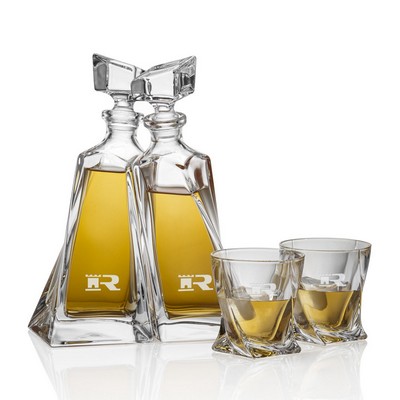 Bonham Twin Decanters Set