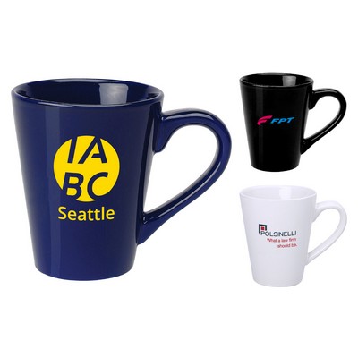 14 oz. Ceramic Café Coffee Mug w/ Handle