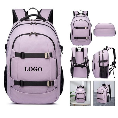 Stylish Oxford Purple Laptop Backpack