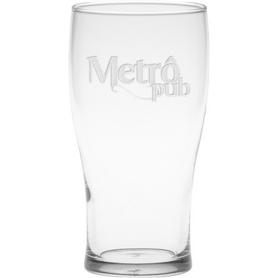 16 Oz. Etched Pub Glass