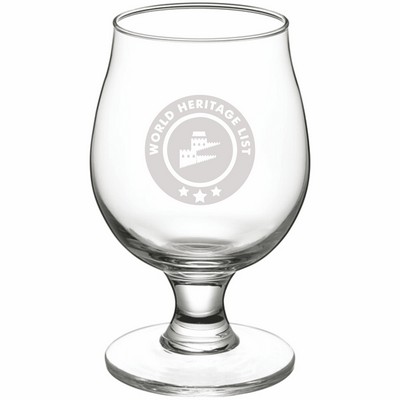Laser Engraved Acopa Select 10 oz. Belgian Beer / Tulip Glass