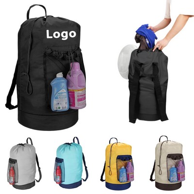 Laundry Backpack with Shoulder Straps