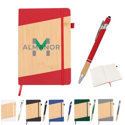 Bamboo Journal With Pen