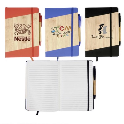 Bamboo Journal Set w/Pen