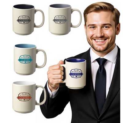 Matte Stone 13 oz Coffee Mug, Made in Thailand