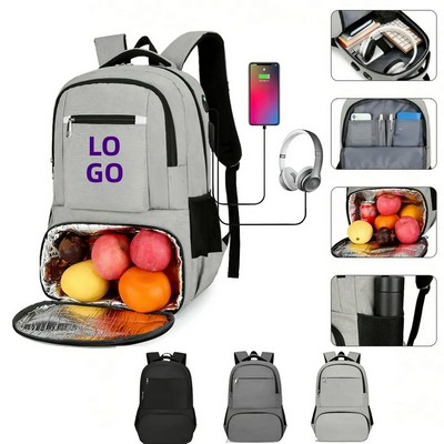 Cooler Compartment Laptop Backpack