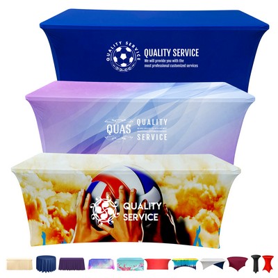 Custom 6' Full Color Stretch Tablecloth