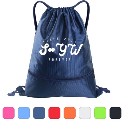 600D Deluxe Customized Drawstring Shoulder Bag