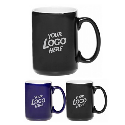 El Grande Two Tone Glossy Coffee Mugs-15 oz