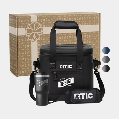 RTIC® Soft Pack Cooler Bag & Insulated Tumbler Gift Set