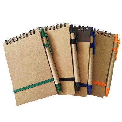 Spiral Jotter With Pen