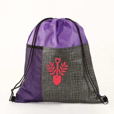 Polyester Drawstring Pocket Storage Bag