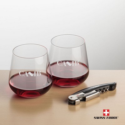 Swiss Force® Opener & Howden Stemless Wine