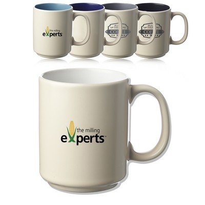 13oz. Santos Matte Two Tone Coffee Mugs