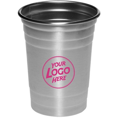 Stainless Steel Beer Cups - 16 oz