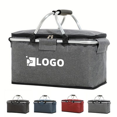 Insulated Cooler Picnic Basket