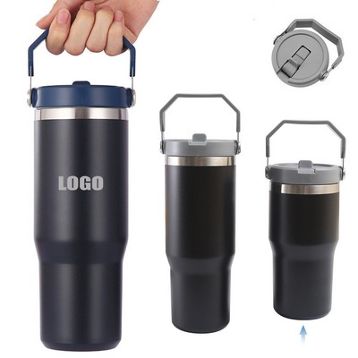 20 Oz. Stainless Steel Tumbler With Straw