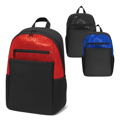 Glitter Computer Backpack