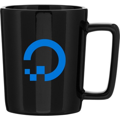 14 oz Madrid Ceramic Mug (Black)