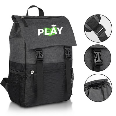 Flip Top Heathered 15" Laptop Rucksack